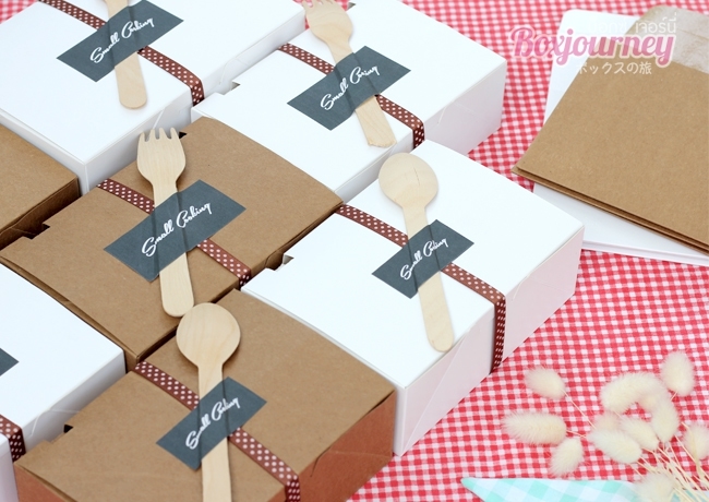 กล่อง POP UP ขนาด 13.7 x 19.7 x 6.7 ซม. กระดาษคราฟ ไซส์ L