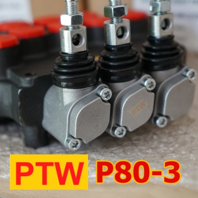 ไฮโดรลิคคอนโทรนวาวร์(6หุน) PTW P80-3(3แกน) (80L.)(3,000-4,600PSI)