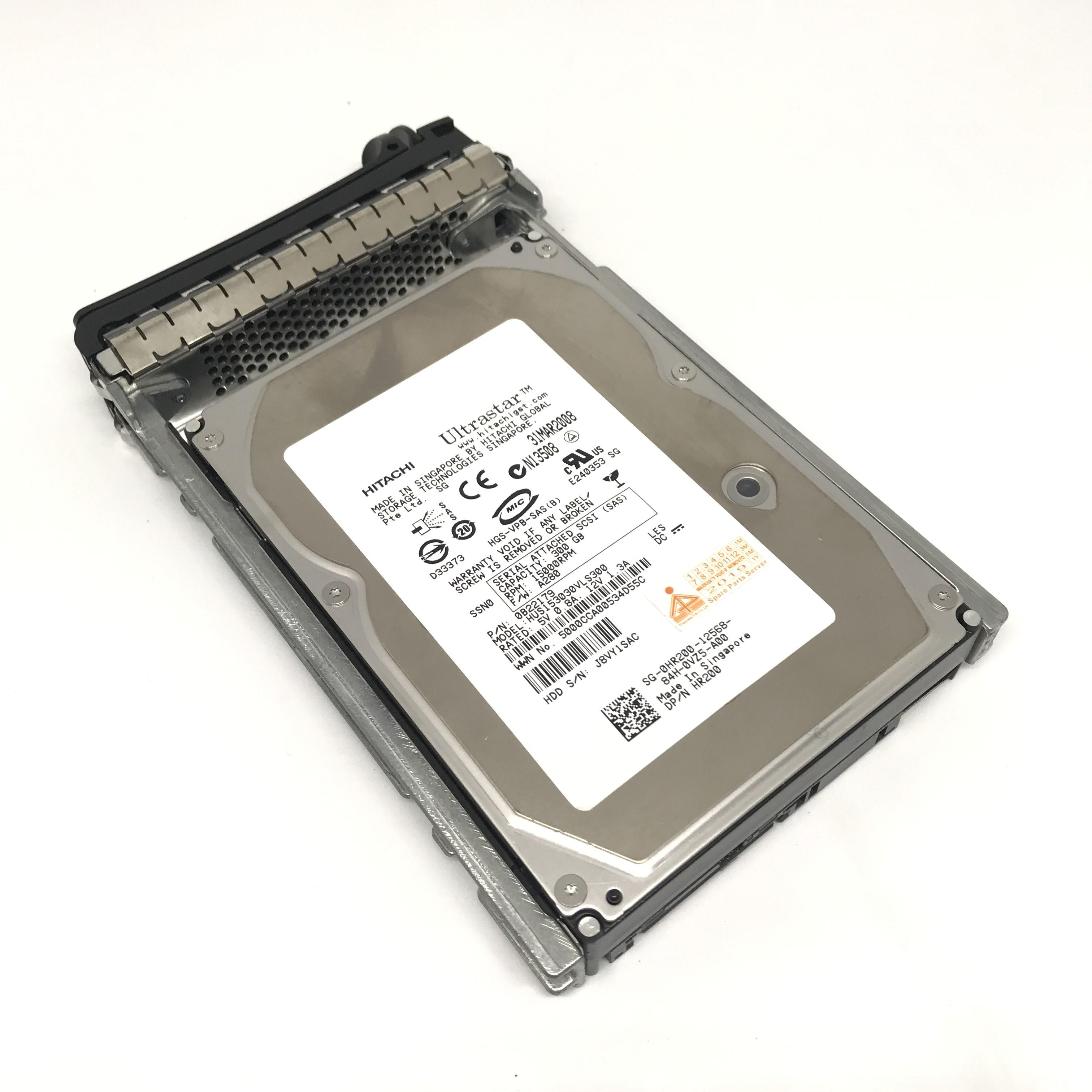 Hitachi / DELL 300GB 15K 16MB SAS Hitachi Dell Hard 3.5 " // 0HR200 / HR200 / 0B22179 / B22179 / HUS153030VLS300 (Used) // สินค้ารับประกัน โดย บริษัท อะไหล่เซิร์ฟเวอร์ จำกัด
