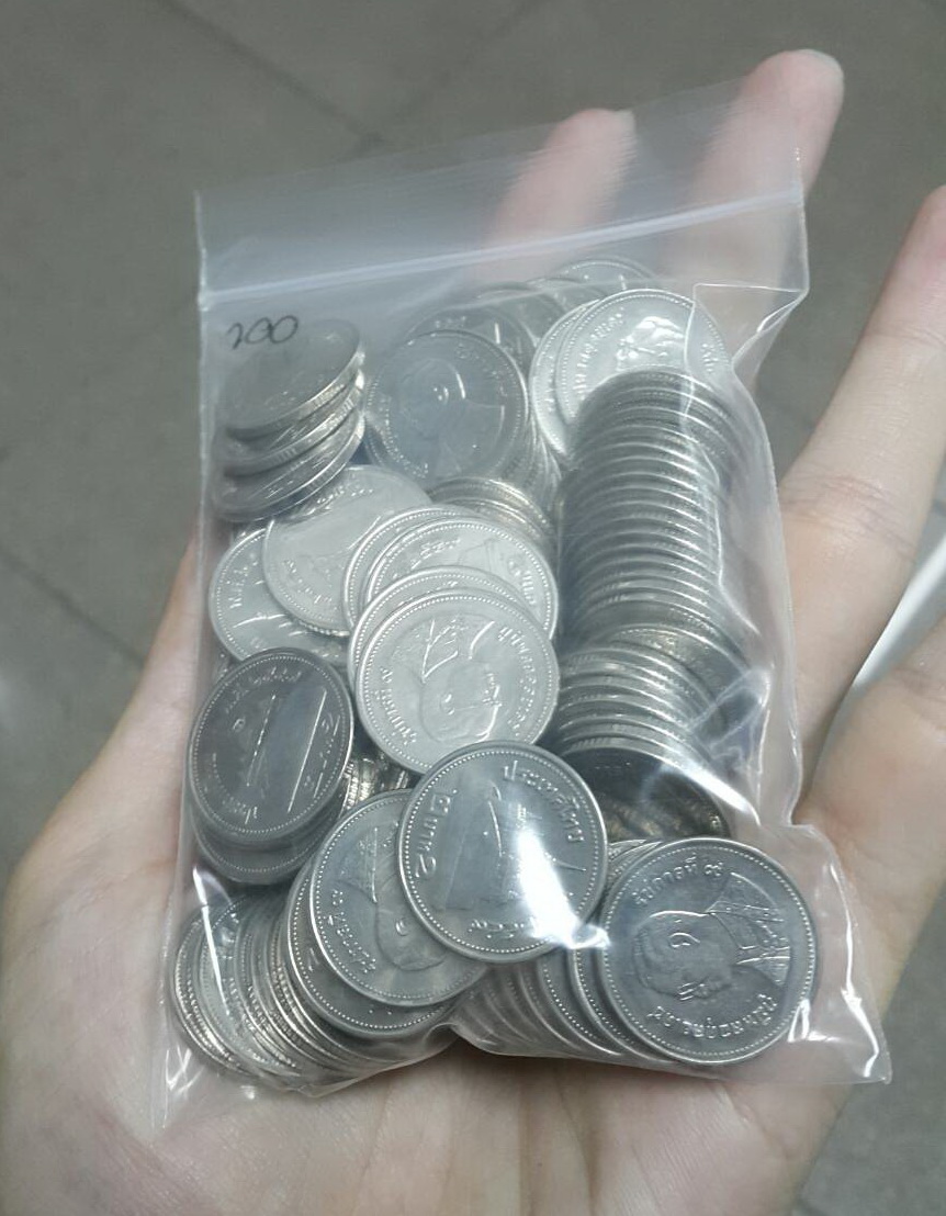 เหรียญ 2 บาท พ.ศ.2549 ผ่านใช้ 100เหรียญ สภาพสวย