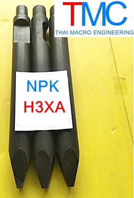 เข็มหัวเจาะไฮโดรลิคchisel for hydraulic breaker NPK-H3XA