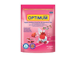 Optimum ออพติมั่ม อาหารปลาสวยงาม สูตรเร่งโต เร่งวุ้น เร่งสี ขนาด 500 กรัม (เม็ดกลาง)