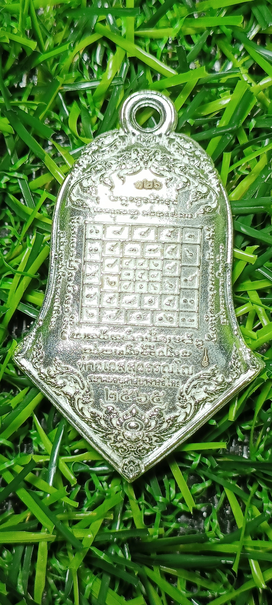 เหรียญหล่อพุทธศิลป์ ท้าวเวสสุวรรณโณ จตุมหาราชิกา พุทธศิลป์ทรงจำปี65 วัดจุฬามณี พิมพ์ใหญ่ รายการ1.3 เนื้อเงิน