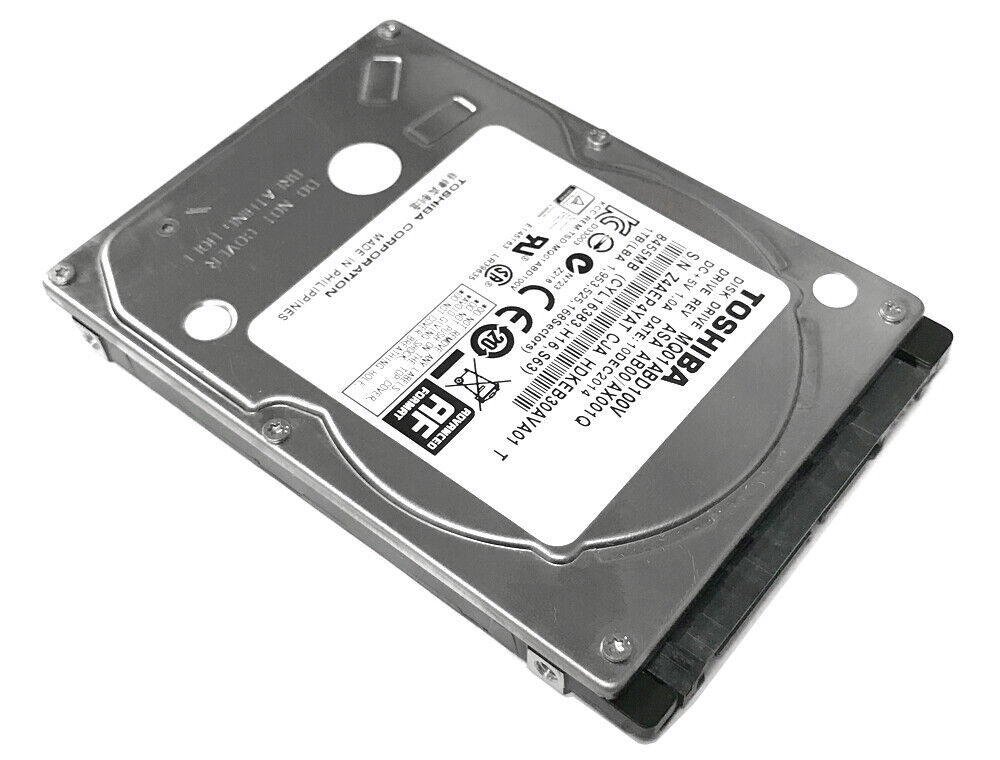 TOSHIBA 1TB 5400RPM SATA 3.0Gb/s 2.5" Internal Notebook Hard Drive // MQ01ABD100 (Used) // สินค้ารับประกัน โดย บริษัท อะไหล่เซิร์ฟเวอร์ จำกัด