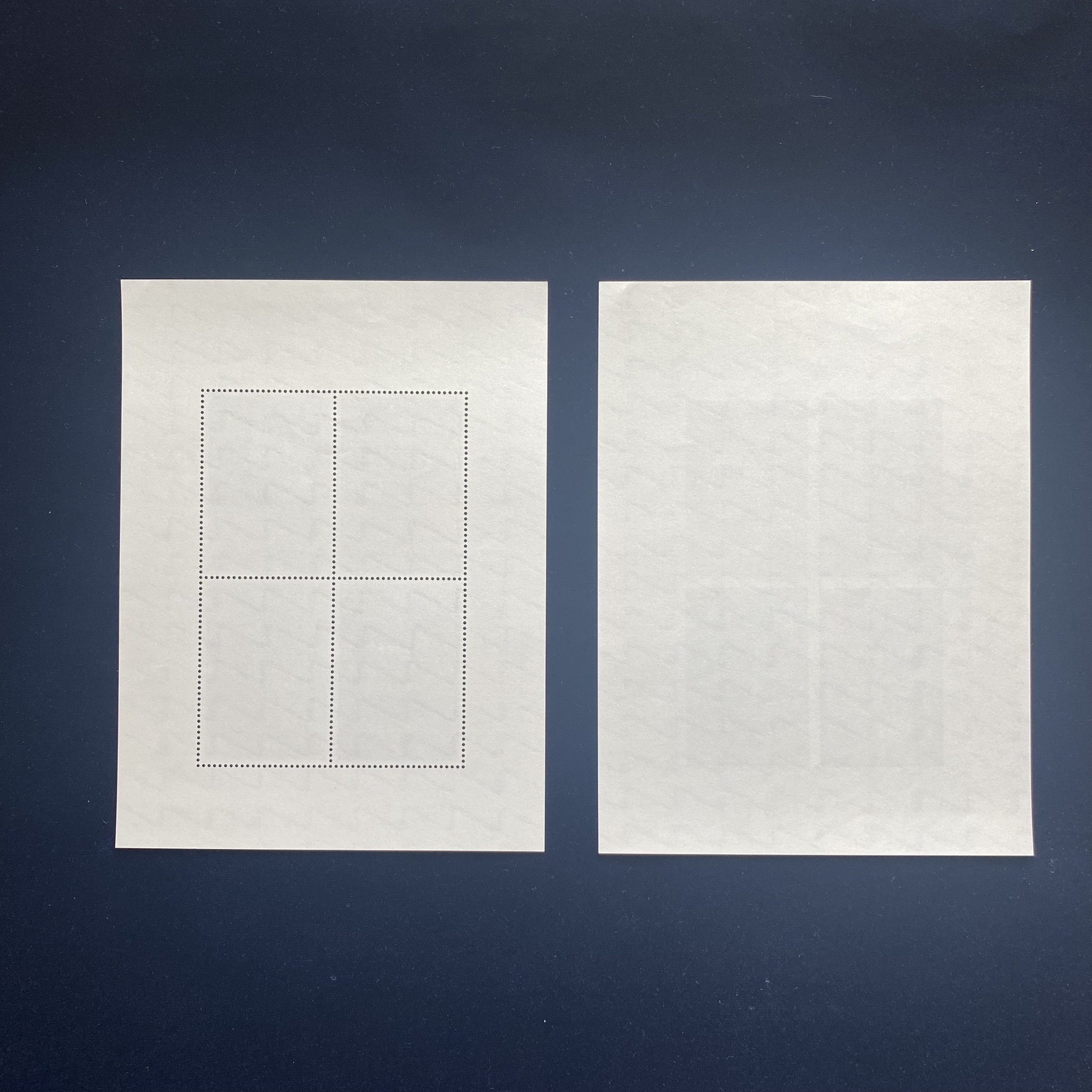 ชีทอนุรักษ์มรดกไทย 2534 (ชุด 4) แบบปรุ-ไม่ปรุ (เลขตรงกัน)