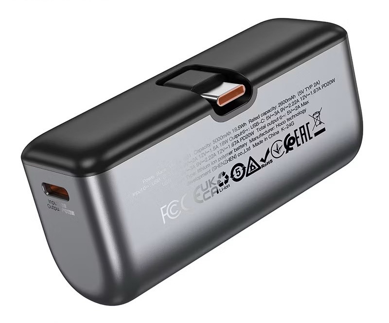 Q31 INGENIOUS PD20W POCKET POWERBANK (TYPE-C) 5000mAh