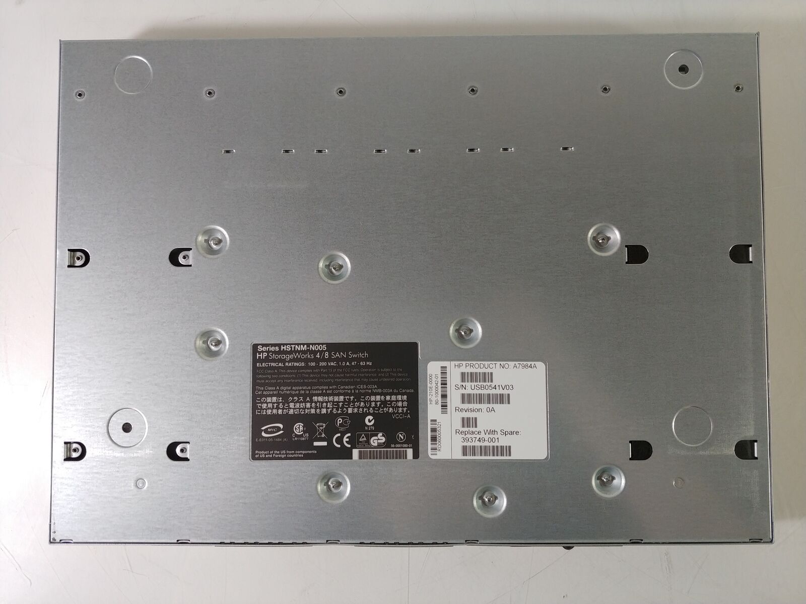HP StorageWorks A7984A 411838-001 16-Port Gigabit Managed 4/8 Ethernet SAN Switch (Used) // สินค้ารับประกัน โดย บริษัท อะไหล่เซิร์ฟเวอร์ จำกัด