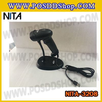 ฺBarcode scanner NITA 3208 2D เครื่องอ่านบาร์โค้ด เครื่องสแกนสินค้า เครื่อง Scan Barcode เครื่องอ่านบาร์โค้ดแบบ 2D ยี่ห้อ NITA รุ่น 3208