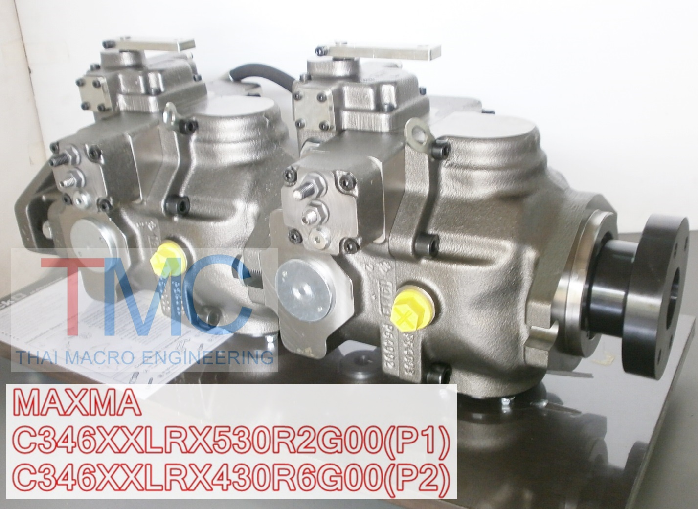 ปั้มนิ้วไฮโดรลิค(2ตอน)สำหรับรถคีบอ้อยแบบBELL(3ล้อ)MAXMA-C346XXLRX530R2G00(P1),C346XXLRX430R6G00(P2)