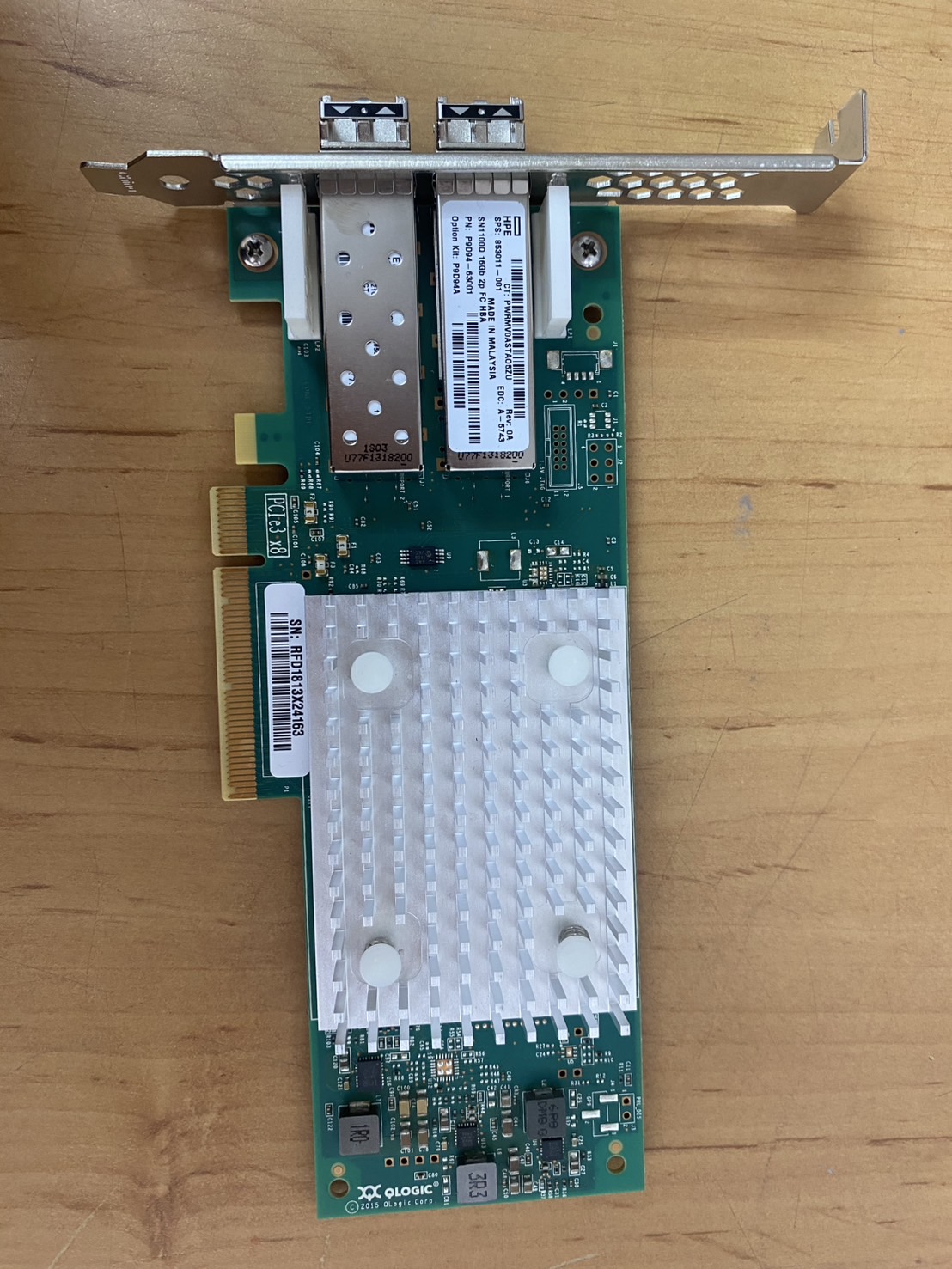 HPE QLE2692 SN1100Q 16GB Dual Port Fibre Channel HBA Network Adapter // 853011-001 (Used) // สินค้ารับประกัน โดย บริษัท อะไหล่เซิร์ฟเวอร์ จำกัด