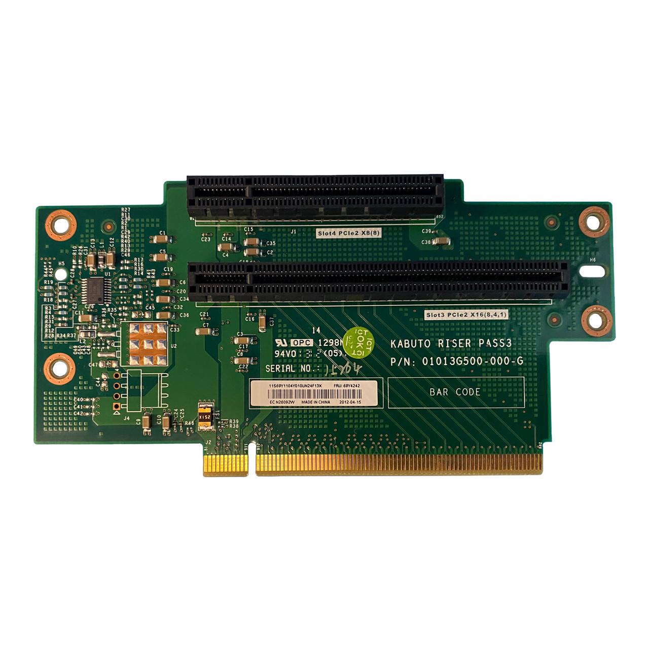 IBM System x3620 M3 PCI-E Riser Card // 69Y4242 / 69Y1104 / N26092W (Used) // สินค้ารับประกัน โดย บริษัท อะไหล่เซิร์ฟเวอร์ จำกัด