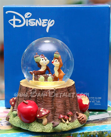 *[หมดค่ะ] ลูกแก้วดนตรีชิพกับเดล (Disney Chip & Dale Musical Water Globe) V50