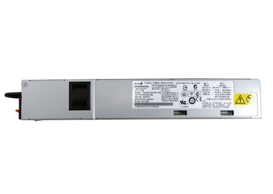 IBM Emerson 675W Power Supply x3550 x3650 M2/M3 / 7001484-J000 / 39Y7201 / 39Y7200 / inc VAT สินค้ารับประกัน โดย บริษัท อะไหล่เซิร์ฟเวอร์ จำกัด