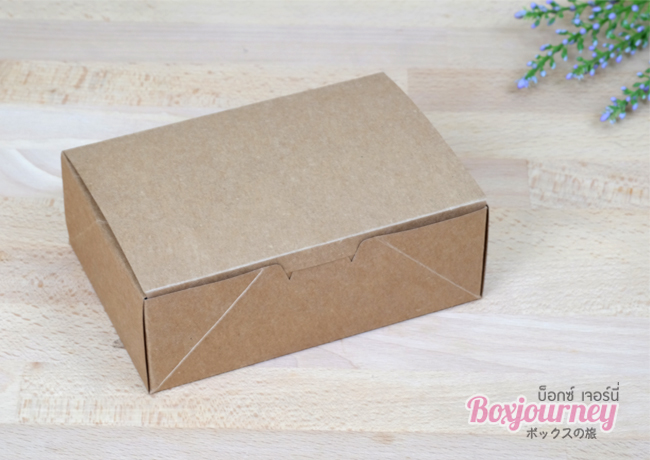 กล่อง POP UP ขนาด 13.7 x 19.7 x 6.7 ซม. กระดาษคราฟ ไซส์ L