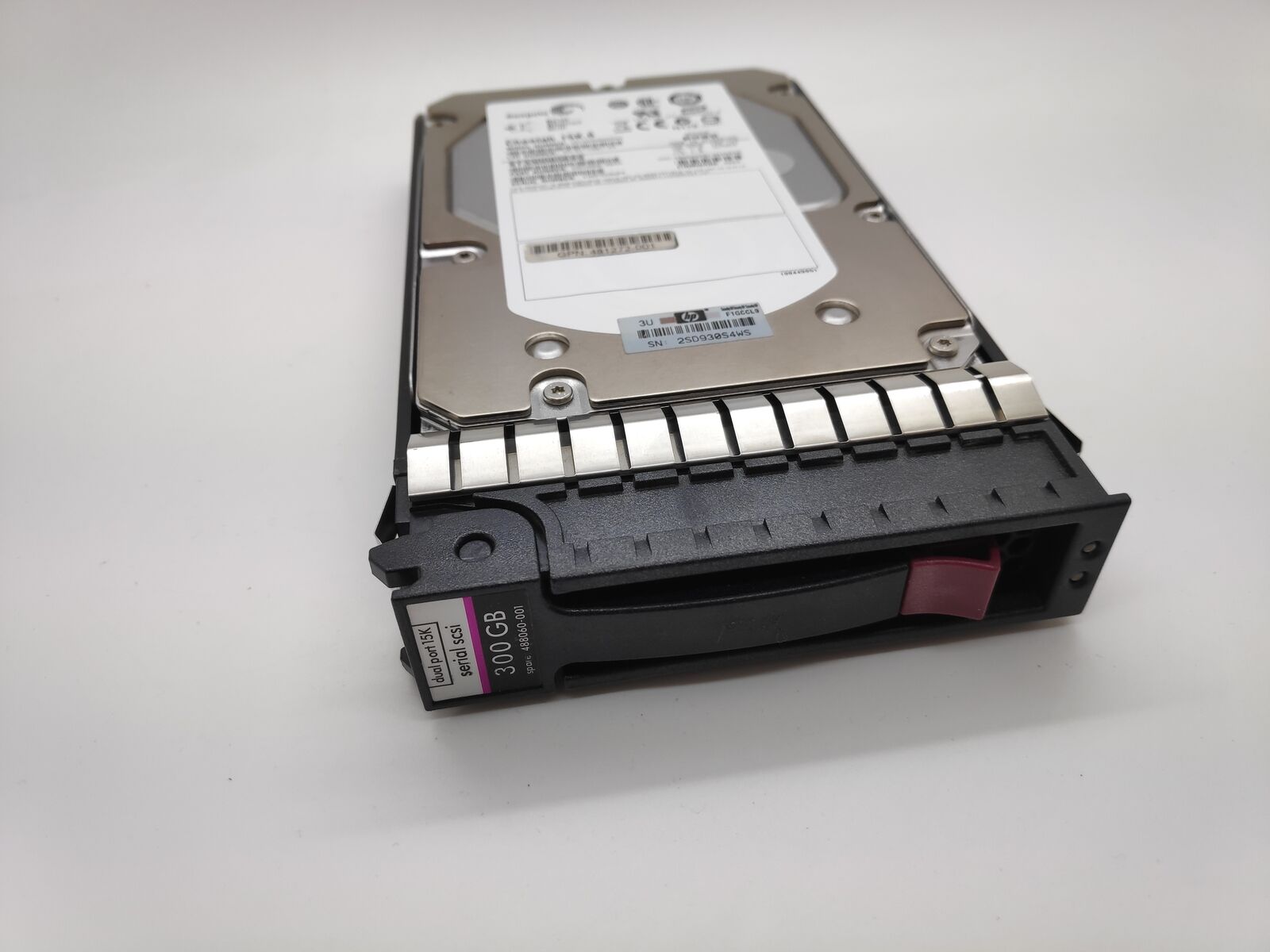 HP 300GB 15K 16MB SAS 3.5" Hard Drive HDD // TRAY 488060-001 / DF300BAFDV / HDD 481653-003 / MBA3300RC / GPN 375874-016 (Used) // สินค้ารับประกัน โดย บริษัท อะไหล่เซิร์ฟเวอร์ จำกัด