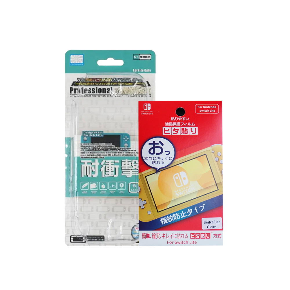 Nintendo Switch Lite Crystal Protector + Screen Protector