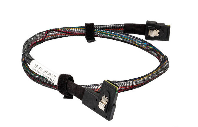 HP 1 Mini SAS SFF-8087 28" Cable For ProLiant DL360E G8 // 668243-00 / 677068-001 (Used) // สินค้ารับประกัน โดย บริษัท อะไหล่เซิร์ฟเวอร์ จำกัด