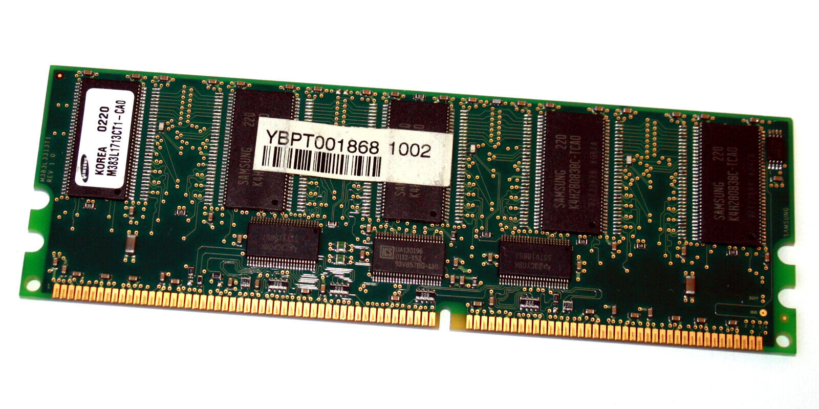 Samsung 128MB DDR Ram PC-1600R Registered ECC / M383L1713CT1-CA0 (Used) // สินค้ารับประกัน โดย บริษัท อะไหล่เซิร์ฟเวอร์ จำกัด