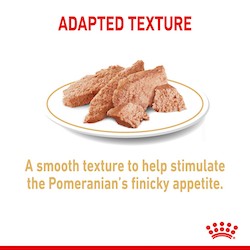 Royal Canin Adult Pomeranian in pouch อาหารเปียกแบบซอง สำหรับสุนัขโต พันธุ์ปอมเมอเรเนียน 85 กรัม