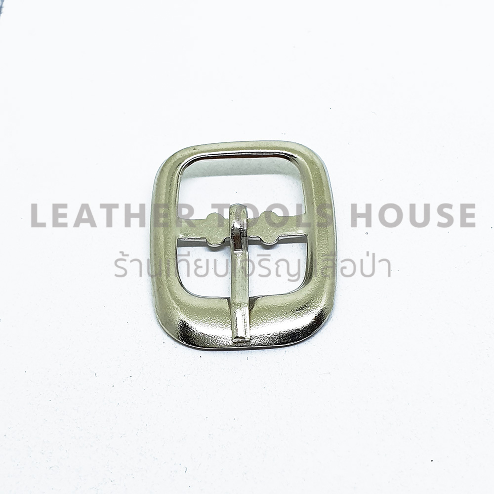 หัวเข็มขัด14มิล เนื้อเหล็ก สีเงิน 12ตัว