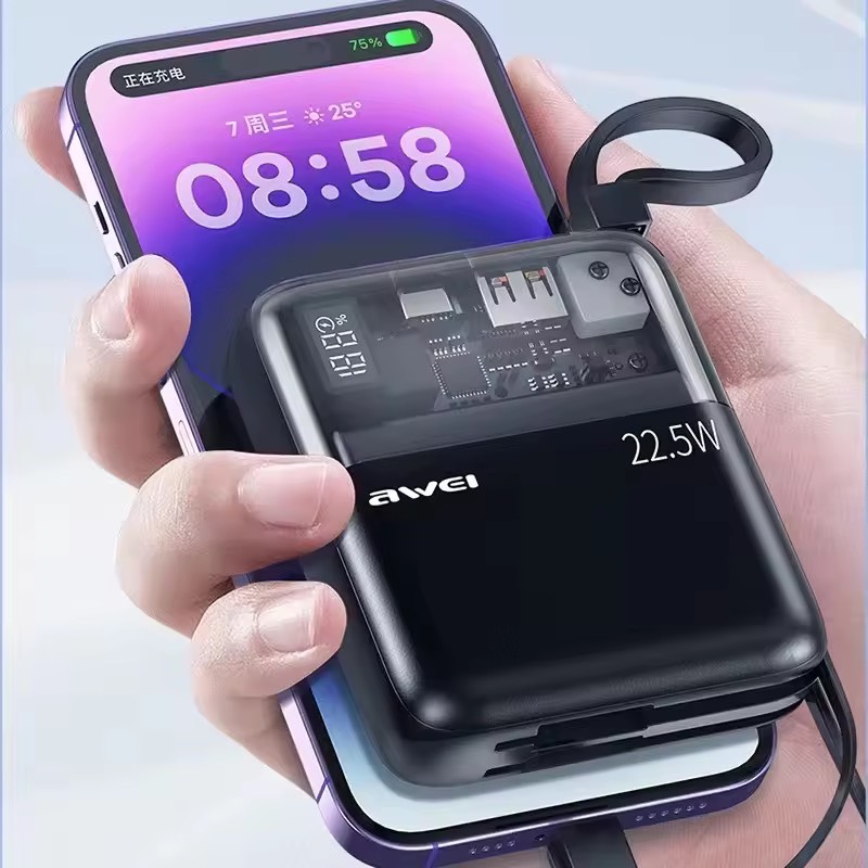 P149K MULTIPLE OUTPUT POWERBANK WITH CABLE 10000mAh