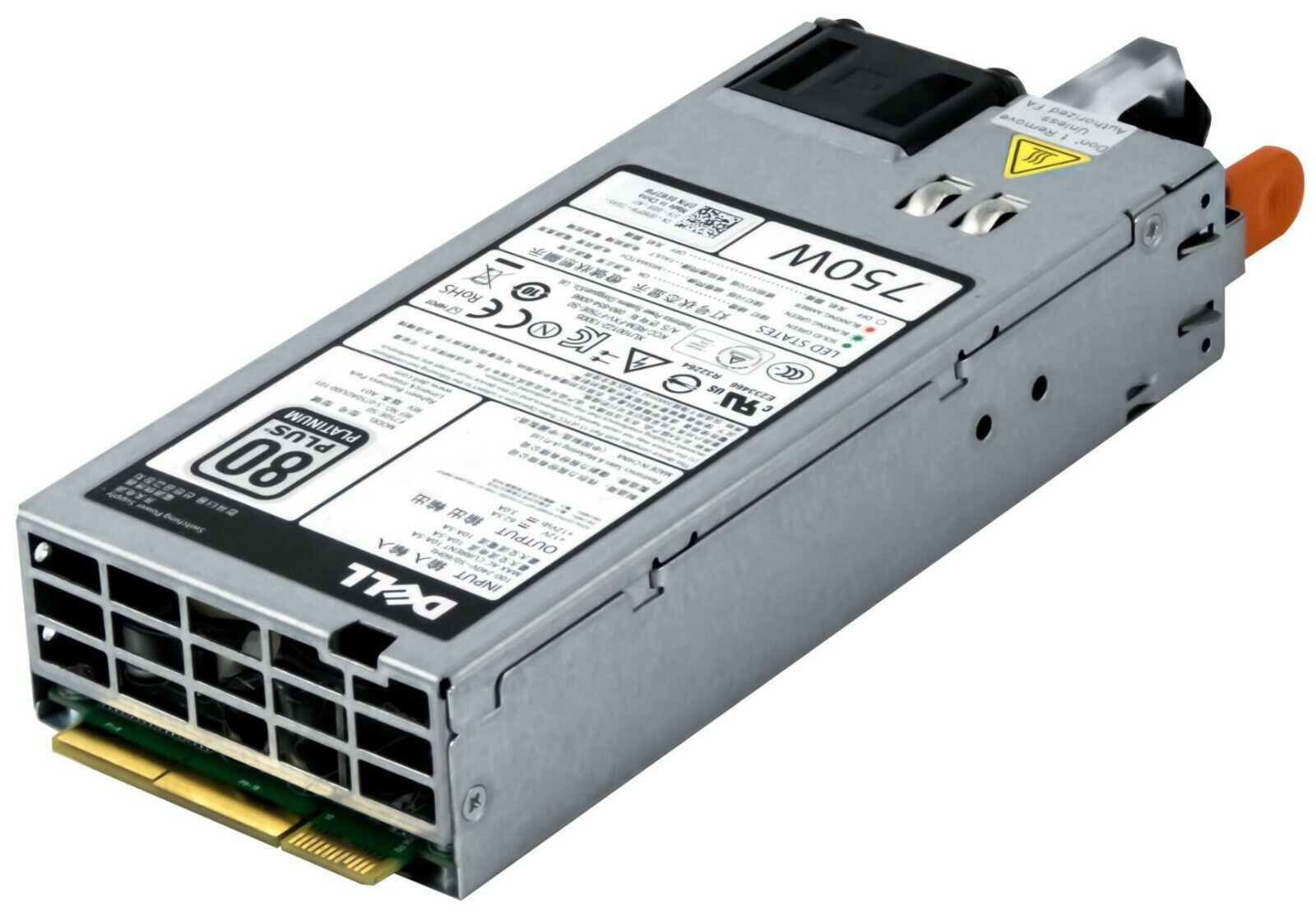 Dell PowerEdge 750W 80 Plus Platinum Hot Swap Power Supply R620 R720 R820 , 06W2PW, Model F750E-S0, S-0750ADU00-101 (Used) // สินค้ารับประกัน โดย บริษัท อะไหล่เซิร์ฟเวอร์ จำกัด