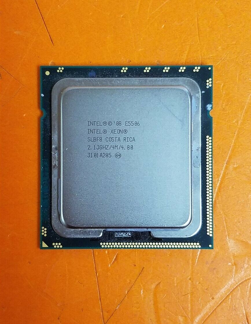 Intel Xeon E5506 2.13GHz/4M 4.80 Quad Core Socket 1366 CPU Processor // SLBF8 / E5506 2.13GHz (Used) // สินค้ารับประกัน โดย บริษัท อะไหล่เซิร์ฟเวอร์ จำกัด