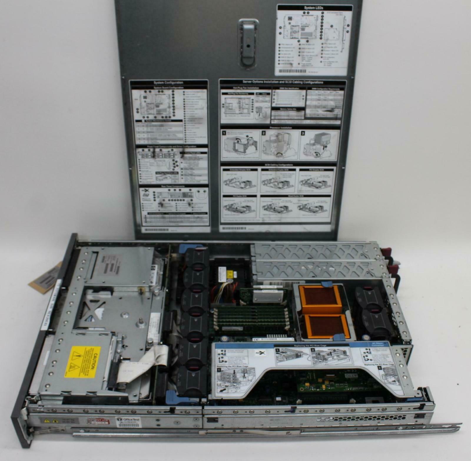 HP Compaq ProLiant DL380 G4 / HP DL380 G4 / CPU Xeon 3.60GHz x 2 / Ram 8GB PC2-3200R / Smart Array 6i / Power Supply 600W x 2 / No HDD / สินค้ารับประกัน โดย บริษัท อะไหล่เซิร์ฟเวอร์ จำกัด