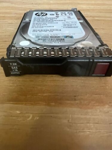 (New inbox ) HP 1TB 7.2K SAS 6G 2.5" SFF SC MDL G8 Hard Drive W/ Caddy // 652749-B21, Tray 653954-001, 605832-002, ST91000640SS // สินค้ารับประกัน โดย บริษัท อะไหล่เซิร์ฟเวอร์ จำกัด