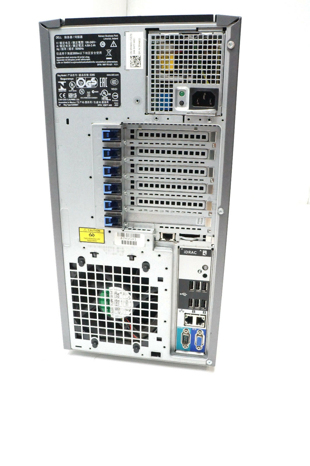 Dell PowerEdge T320 Server CPU E5-2420 V2@2.20GHz / Ram 8GB PC3-10600R / HDD 600GB 10K 6G SAS x 2 / PowerSupply 495W / Raid H310 (Used) // สินค้ารับประกัน โดย บริษัท อะไหล่เซิร์ฟเวอร์ จำกัด