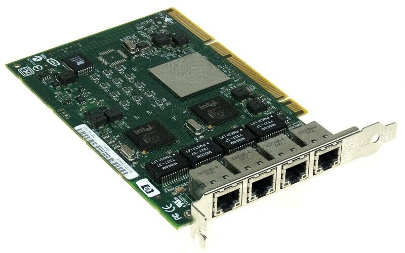 HP NC340T Quad 4 Porte Gigabit Ethernet Adattatore PCI-X // 389996-001 (Used) // สินค้ารับประกัน โดย บริษัท อะไหล่เซิร์ฟเวอร์ จำกัด.