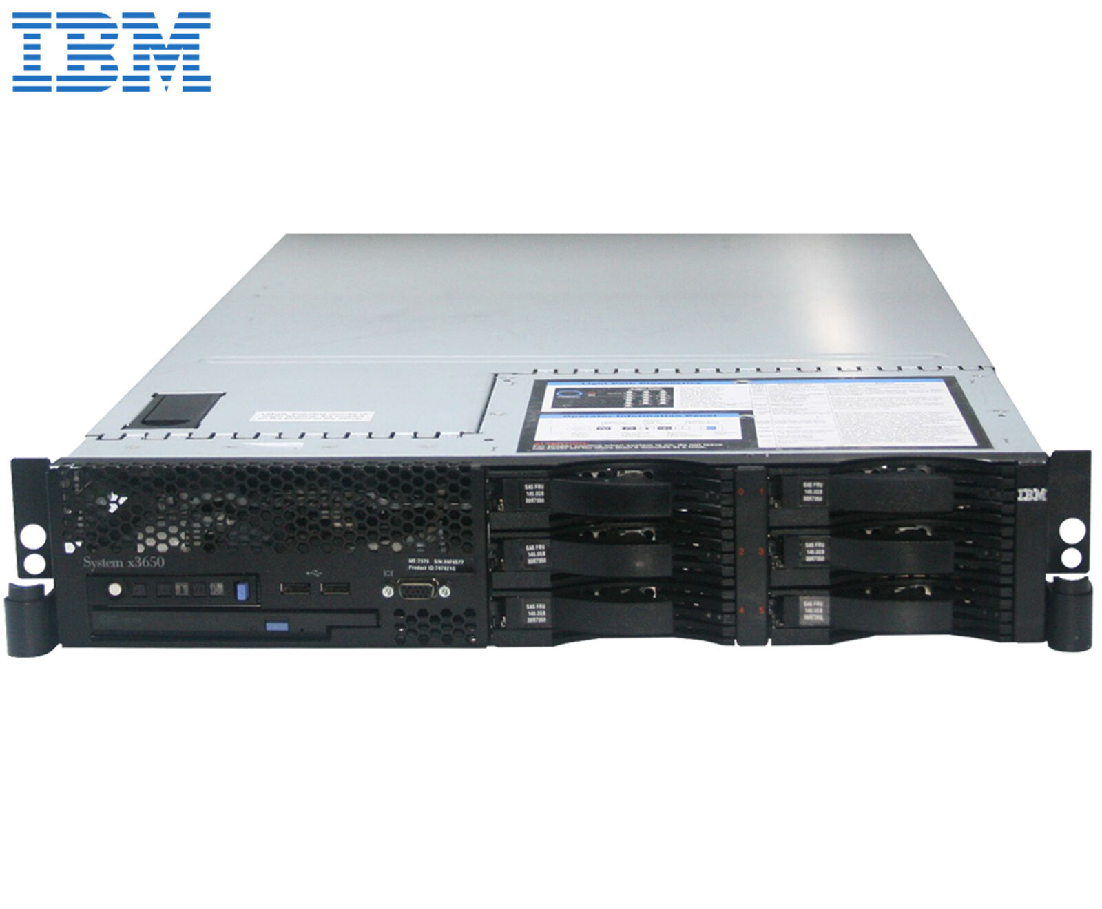 IBM System X3650 Server // CPU E5160 3.0GHz / Ram 8Gb PC2 / No HDD / Power Supply 835W / Card ServeRaid 8k (Used) // สินค้ารับประกัน โดย บริษัท อะไหล่เซิร์ฟเวอร์ จำกัด
