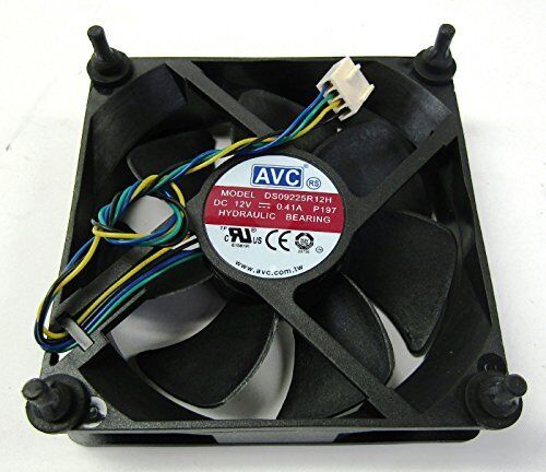 AVC 92mm Fan 12V 0.41A Hydraulic 1x 3/4-Inch Black DS09225R12H-P197 45K6340 (Used) // สินค้ารับประกัน โดย บริษัท อะไหล่เซิร์ฟเวอร์ จำกัด