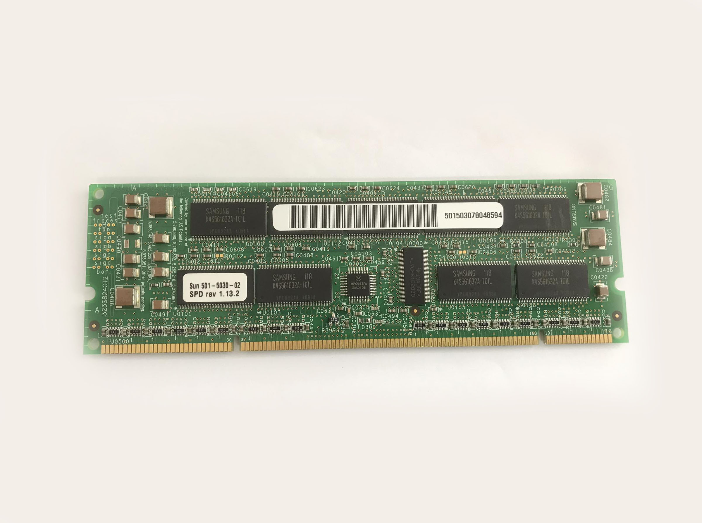 Sun 512MB SDRAM Server Memory / 501-5030-02 / M323S3254AT3 (Used) // สินค้ารับประกัน โดย บริษัท อะไหล่เซิร์ฟเวอร์ จำกัด