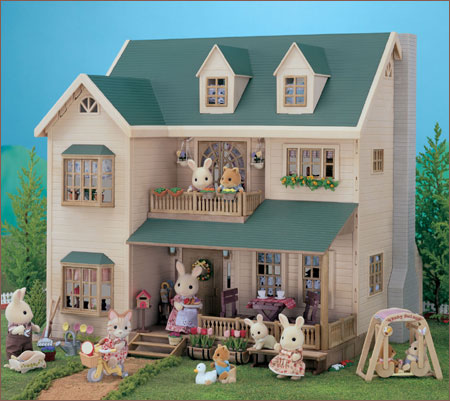 ซิลวาเนียน บ้านกรีนฮิลล์ (JP) Sylvanian Families Deluxe House on the Hill