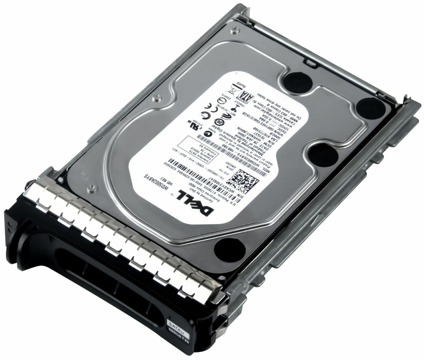 Dell 500GB 7.2K 16MB SATA II 3.5" Hard Drive NO TRAY // 0M020F / M020F / WD5002ABYS (Used) // สินค้ารับประกัน โดย บริษัท อะไหล่เซิร์ฟเวอร์ จำกัด