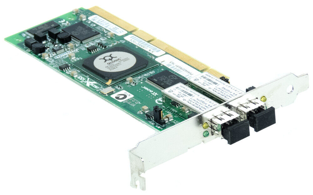HP Qlogic QLA2342 Dual-Port PCI-X Fiber Channel HBA // 283384-002 / 321836-001 (Used) // สินค้ารับประกัน โดย บริษัท อะไหล่เซิร์ฟเวอร์ จำกัด