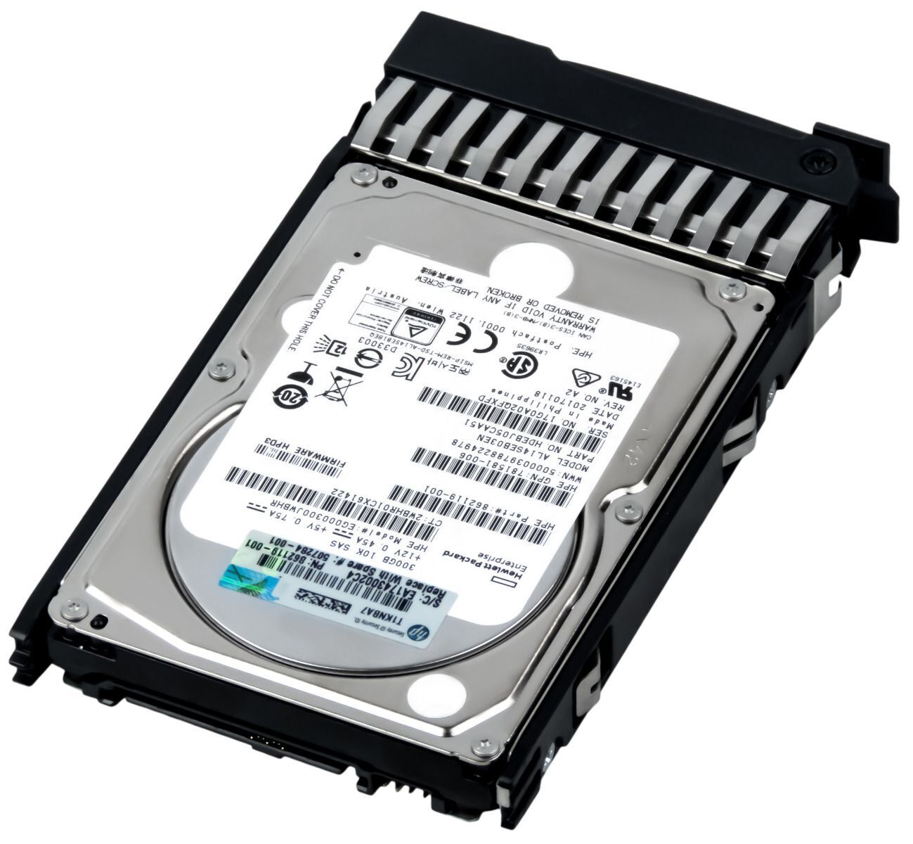 HPE 300GB 10K 12G SFF 2.5" SAS DP Hard Drive // HDD 862119-001 / GPN 781581-006 / EG000300JWBHR / AL14SEB03EN (Used) // สินค้ารับประกัน โดย บริษัท อะไหล่เซิร์ฟเวอร์ จำกัด