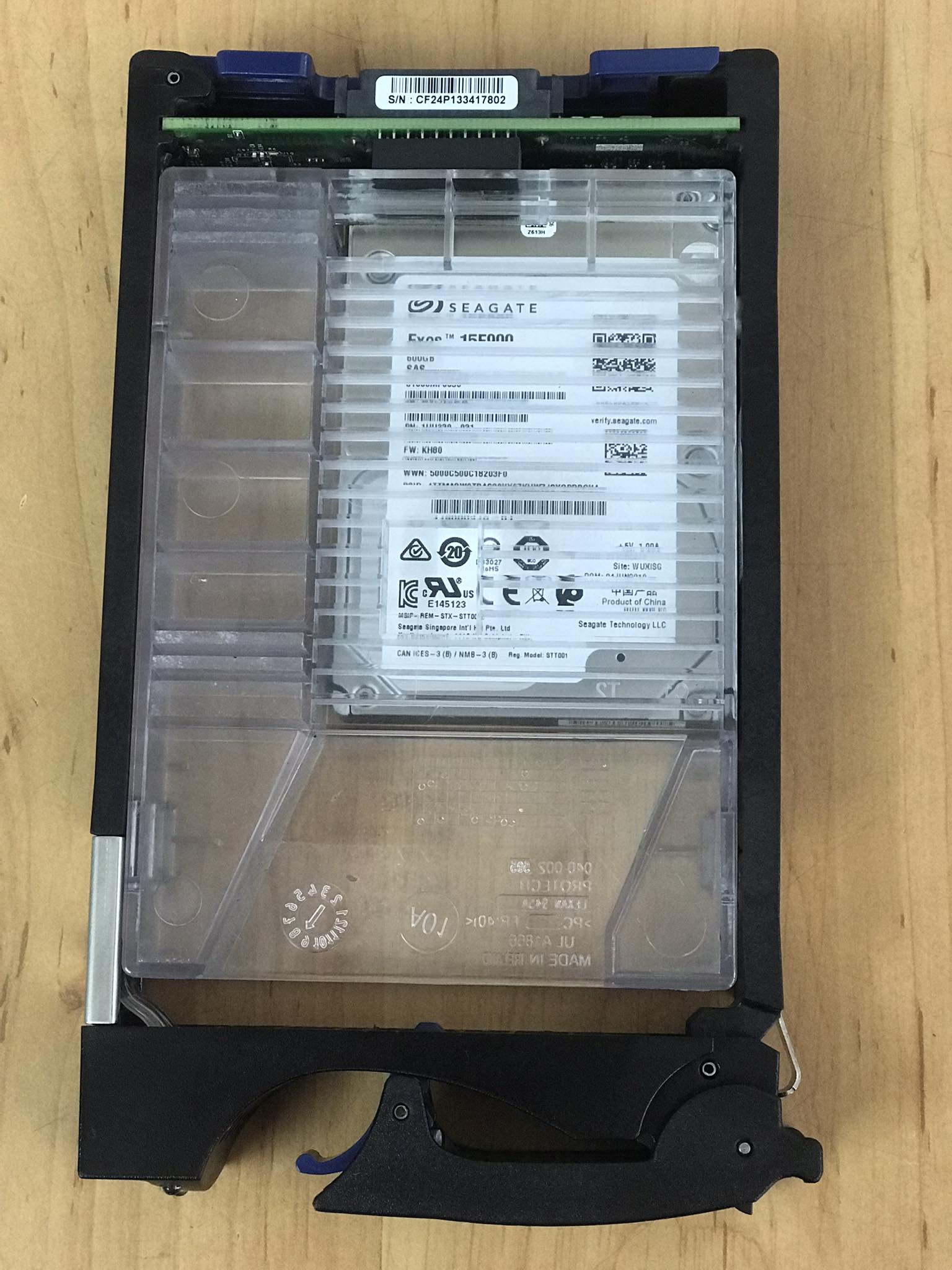 EMC / Seagate EXOS 600GB 2.5 15k 12Gbps HDD Hard Drive // 118000419-01 / ST600MP0036 / Tray 005052933 (Used) // สินค้ารับประกัน โดย บริษัท อะไหล่เซิร์ฟเวอร์ จำกัด