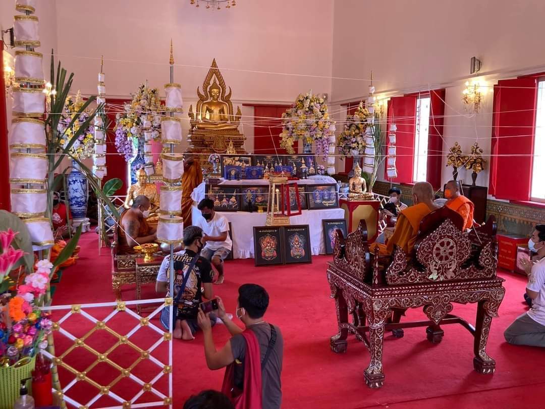 พระราชมงคลวัชราจารย์ รุ่น อริยทรัพย์สุวรรณ หลวงพ่อพัฒน์ ปุญญกาโม วัดห้วยด้วน ๒๕๖๕ รายการที่ ๑๔ superblack เพ้นท้าวเวสสีฟ้า