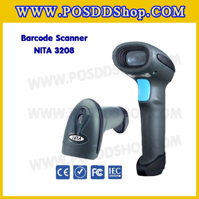ฺBarcode scanner NITA 3208 2D เครื่องอ่านบาร์โค้ด เครื่องสแกนสินค้า เครื่อง Scan Barcode เครื่องอ่านบาร์โค้ดแบบ 2D ยี่ห้อ NITA รุ่น 3208