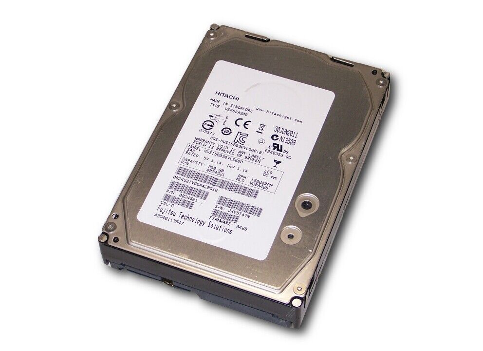 Hitachi 300GB 15K 6G SAS 3.5″ HDD // 0B24521 / HUS156030VLS600 (Used) // สินค้ารับประกัน โดย บริษัท อะไหล่เซิร์ฟเวอร์ จำกัด