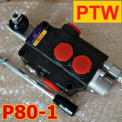ไฮโดรลิคคอนโทรนวาวร์(6หุน) PTW P80-1(1แกน) (80L.) (3,000-4,600PSI)