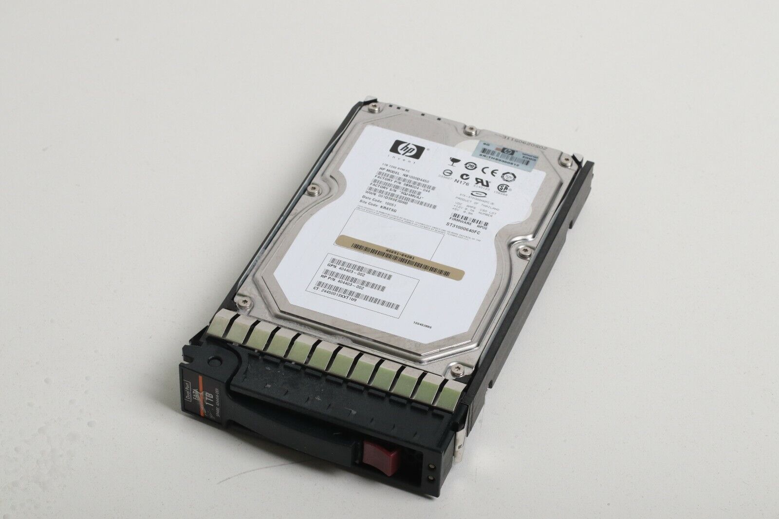 HP 454414-001 404403-002 AG691B AG691-64261 HP 1TB 7.2K 3.5" FATA Hard Drive
