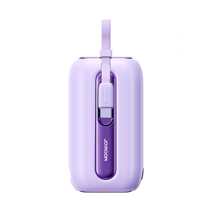 JR-L012 10000mAh MINI FAST CHARGING POWERBANK WITH LIGHTNING&TYPE-C DUAL CABLE