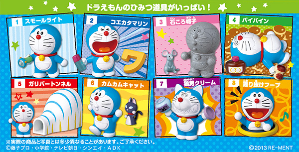 ReMent Doraemon Secret Tools Collection - Bikkuri Daisakusen รีเมนท์ ชุดโดราเอมอน 8แบบ
