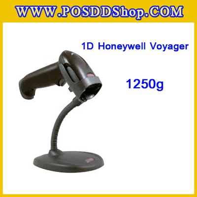 เครื่องอ่านบาร์โค้ด บาร์โค้ดสแกนเนอร์ เครื่องยิงบาร์โค้ด เลเซอร์บาร์โค้ด 1D Honeywell Voyager 1250G (ไม่รวมขาตั้ง)