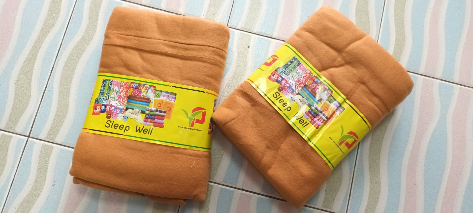 ผ้าห่ม สำหรับถวายพระสงฆ์ ผ้าสำลี 5ฟุต ขนาด 60"x80" แบบบาง