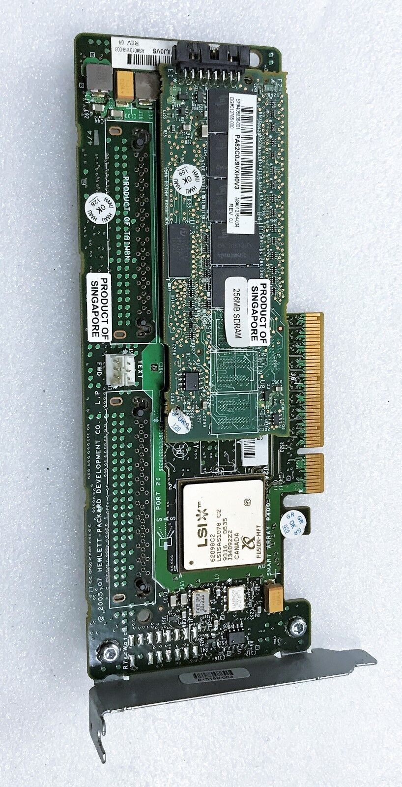 HP 256MB Smart Array P400 SAS RAID Controller PCI-e Card / 504022-001 / 013159-003 / 405836-001 (Used) // สินค้ารับประกัน โดย บริษัท อะไหล่เซิร์ฟเวอร์ จำกัด