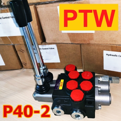 ไฮโดรลิคคอนโทรนวาวร์ (4หุน)PTW P40-2(2แกน)(40L.)(3,000-4,600PSI)